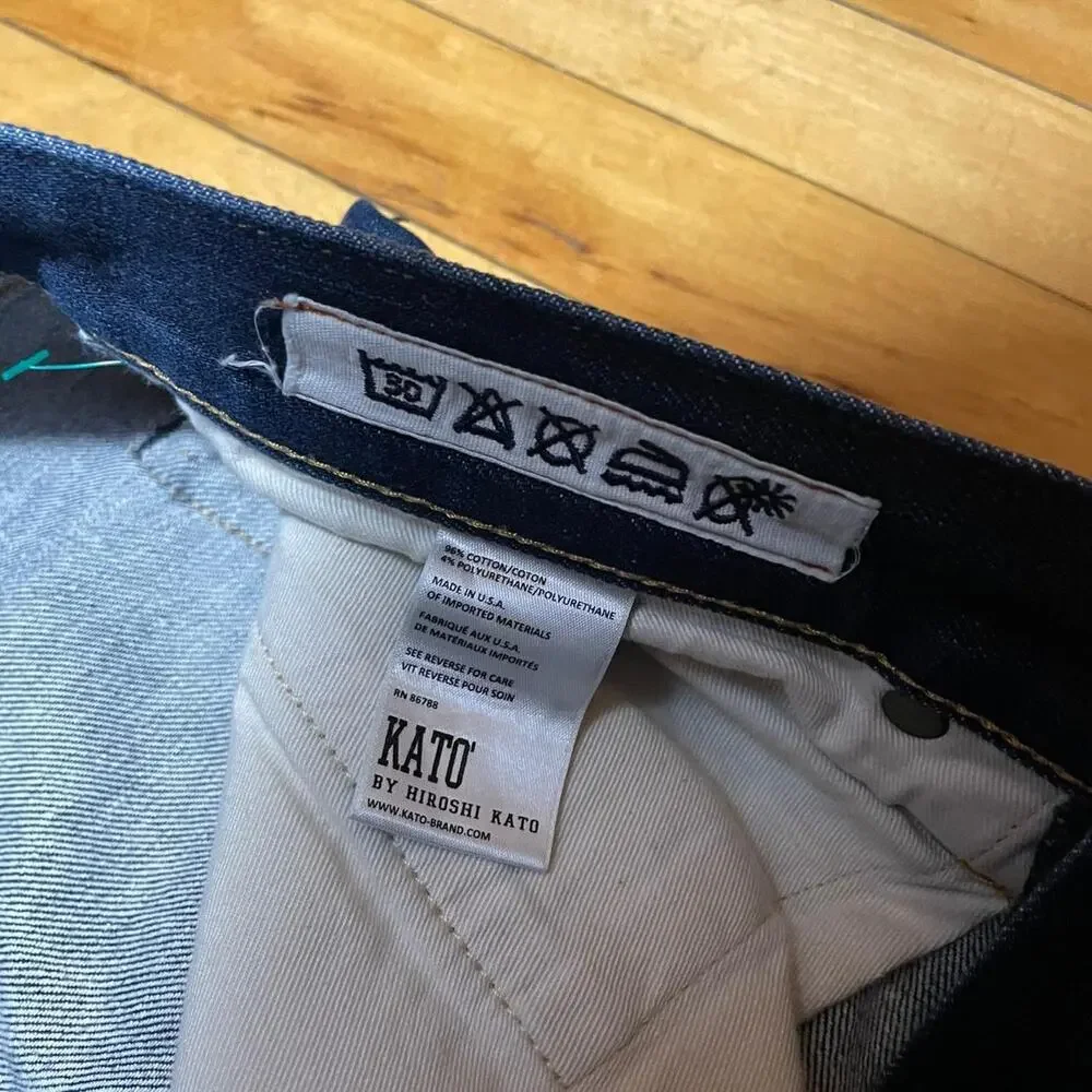 Hiroshi Kato The Pen Men's Jeans Size 32- Dark Blue